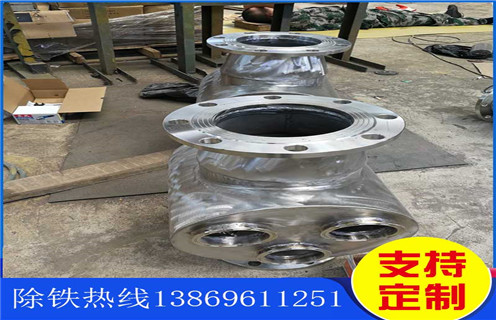 不銹鋼管道除鐵器，吉林不銹鋼管道除鐵器_吉林不銹鋼管道除鐵器廠家應(yīng)用安裝示意圖型12000高斯_可定制工作原理