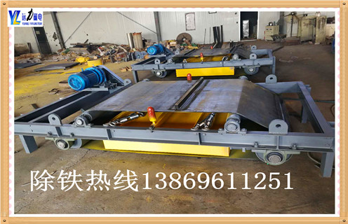 帶式除鐵器，遼寧帶式除鐵器布置_強(qiáng)磁遼寧帶式除鐵器布置工作原理構(gòu)造選型_廠家 