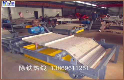 自卸式電磁除鐵器，福建超強干式自卸式電磁除鐵器_福建超強干式自卸式電磁除鐵器廠家配件_型號及工作視頻